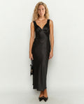 Verlaine | Satin-Look Wedding Guest Maxi Dress