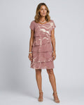 Sofia | Abstract Print Knee-Length Midi Dress