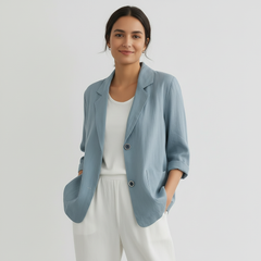 Romy | Relaxed-Fit Linen-Blend Blazer