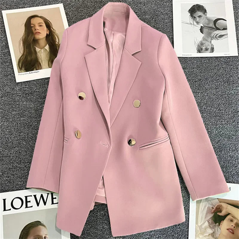Liv | Double-Breasted Structured Blazer
