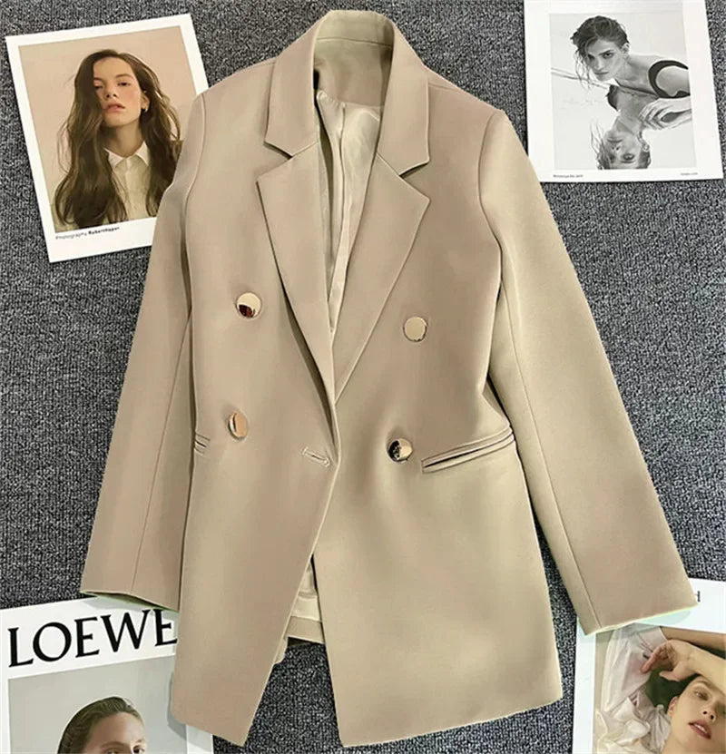 Liv | Double-Breasted Structured Blazer