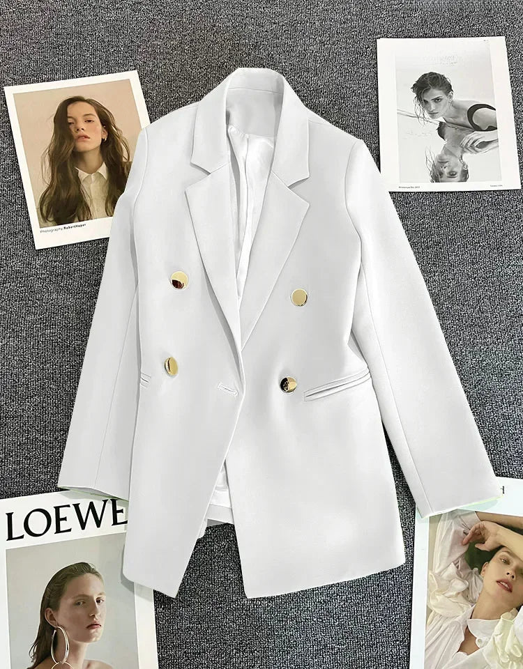 Liv | Double-Breasted Structured Blazer