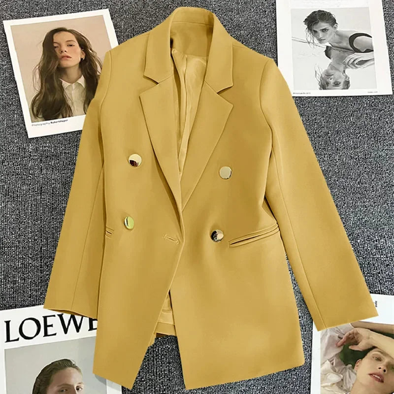 Liv | Double-Breasted Structured Blazer