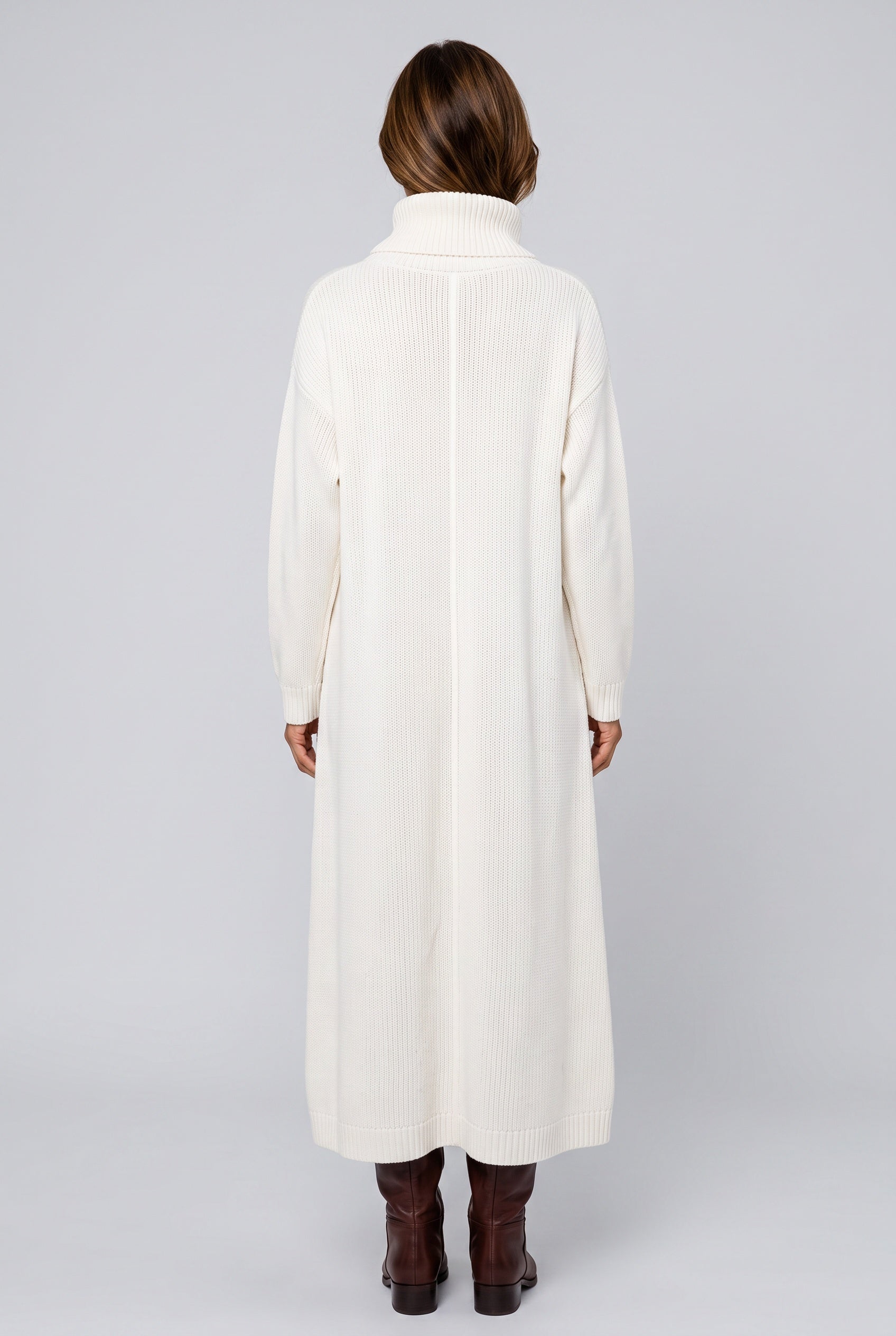Vera | Knitted High Neck Maxi Dress