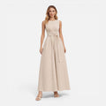 Elena | Twist Waist Sleeveless Maxi Dress