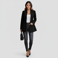 Beatrix | Long Open-Collar Blazer