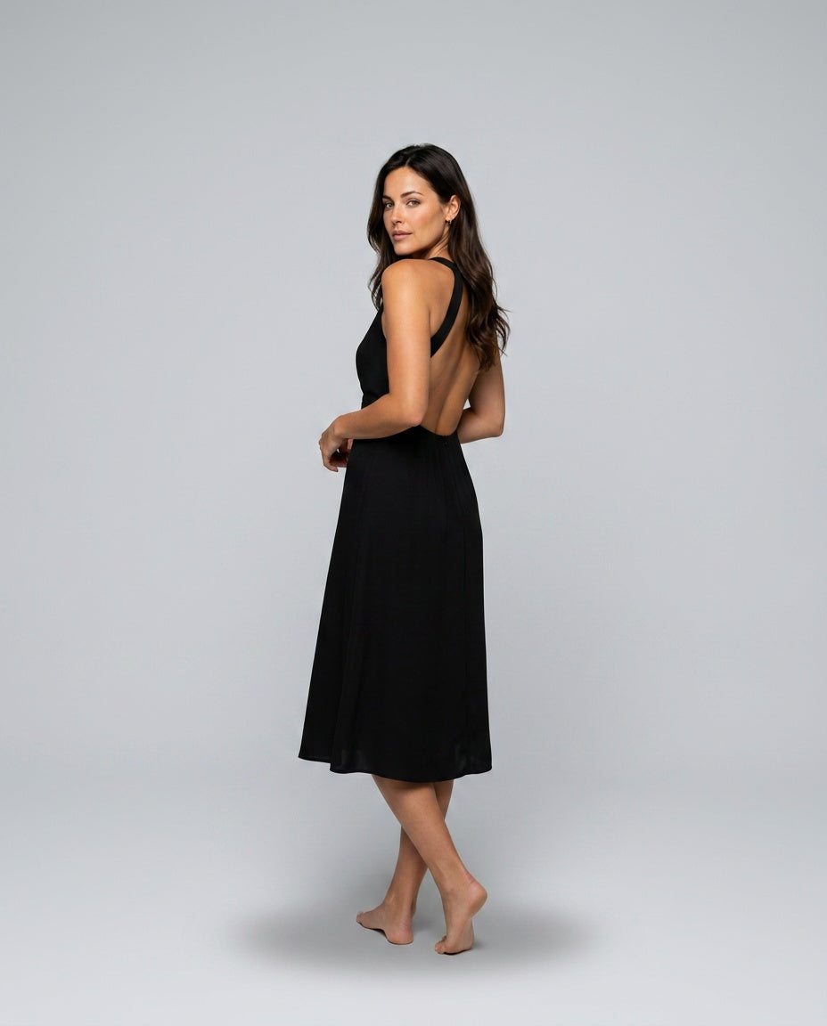 Cora | Asymmetric Ruffle Wrap Mini Dress