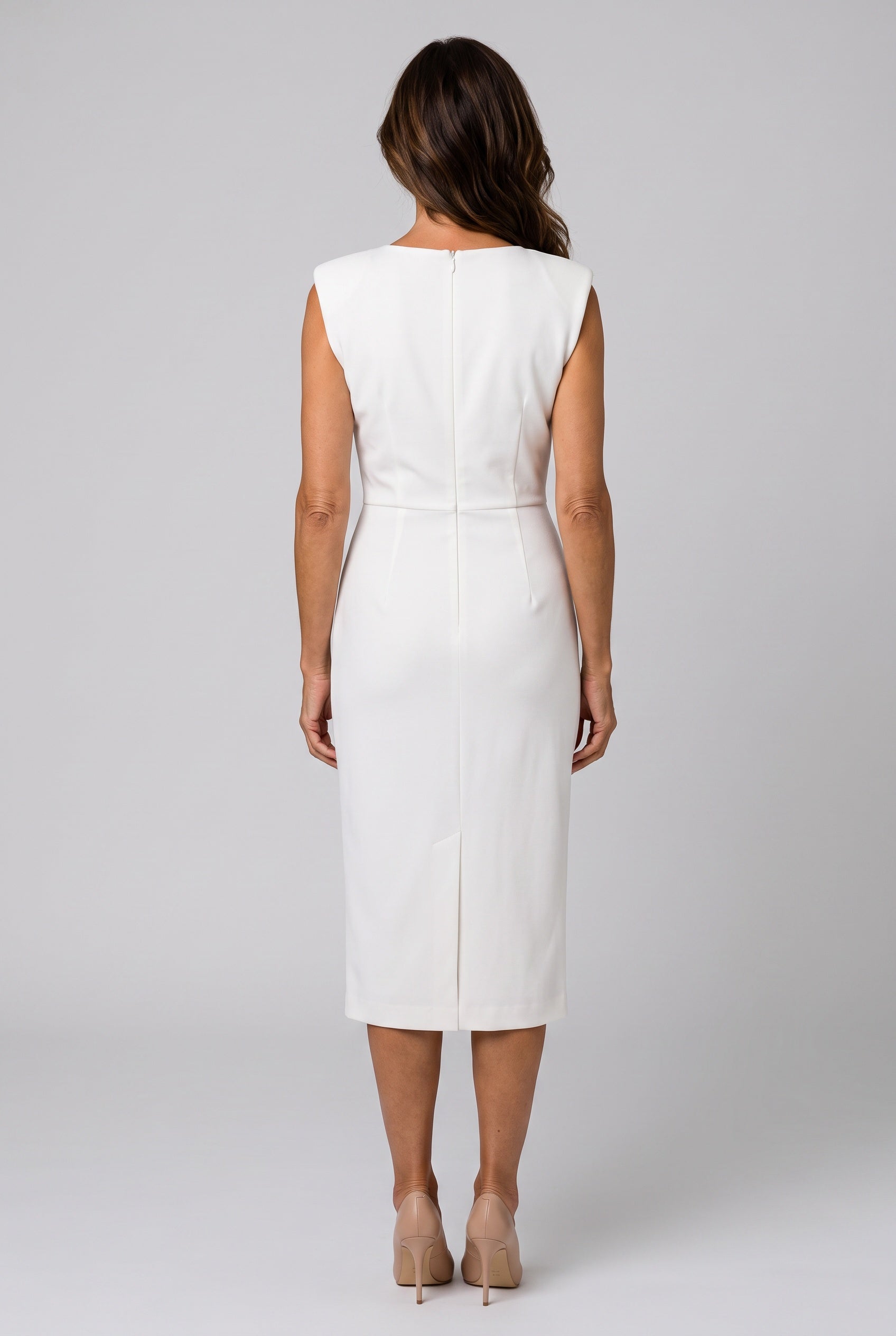 Una | Sleeveless Slit Midi Dress