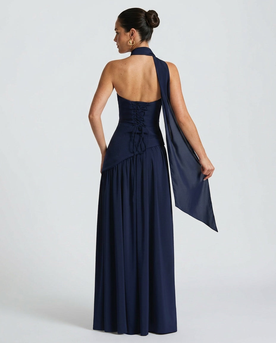 Maliyah | Wrap Tie Waist Maxi Dress