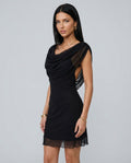 Pia | Cowl Neck Sleeveless Mini Dress