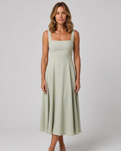 Cleo | Elegant Formal Midi Dress
