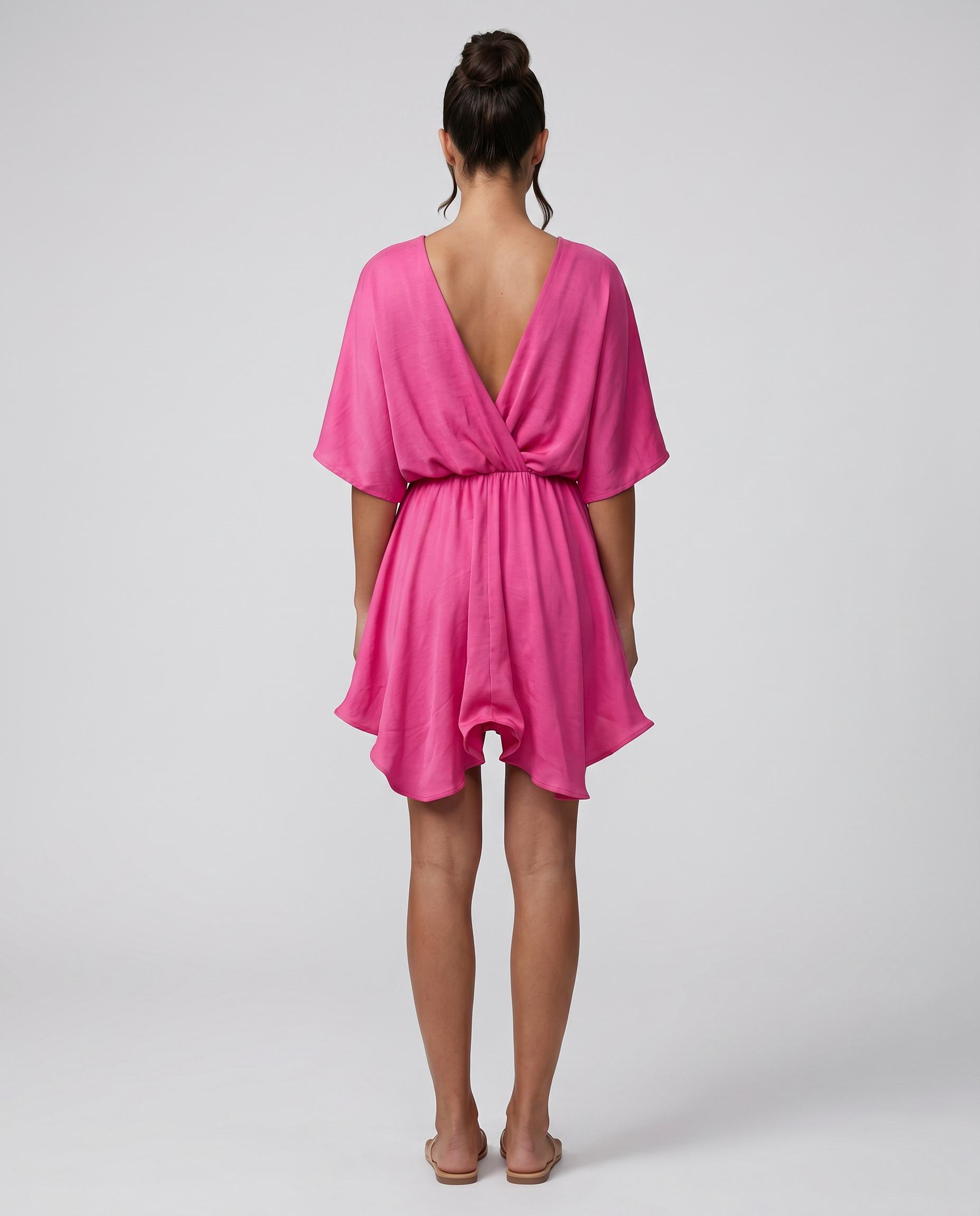Blair | Mini Dress with Flutter Sleeves and Ruffle Hem