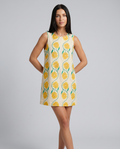 Sofia | Sleeveless Mini Dress with Floral Print