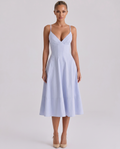 Robyn | Midi Sundress with Lace-Up Back