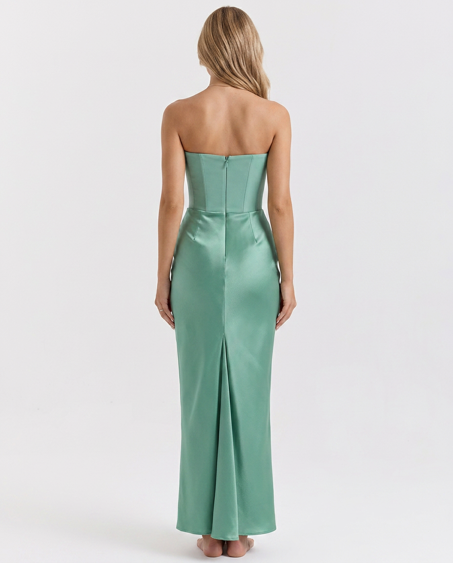 Opal | Strapless Corset Maxi Dress