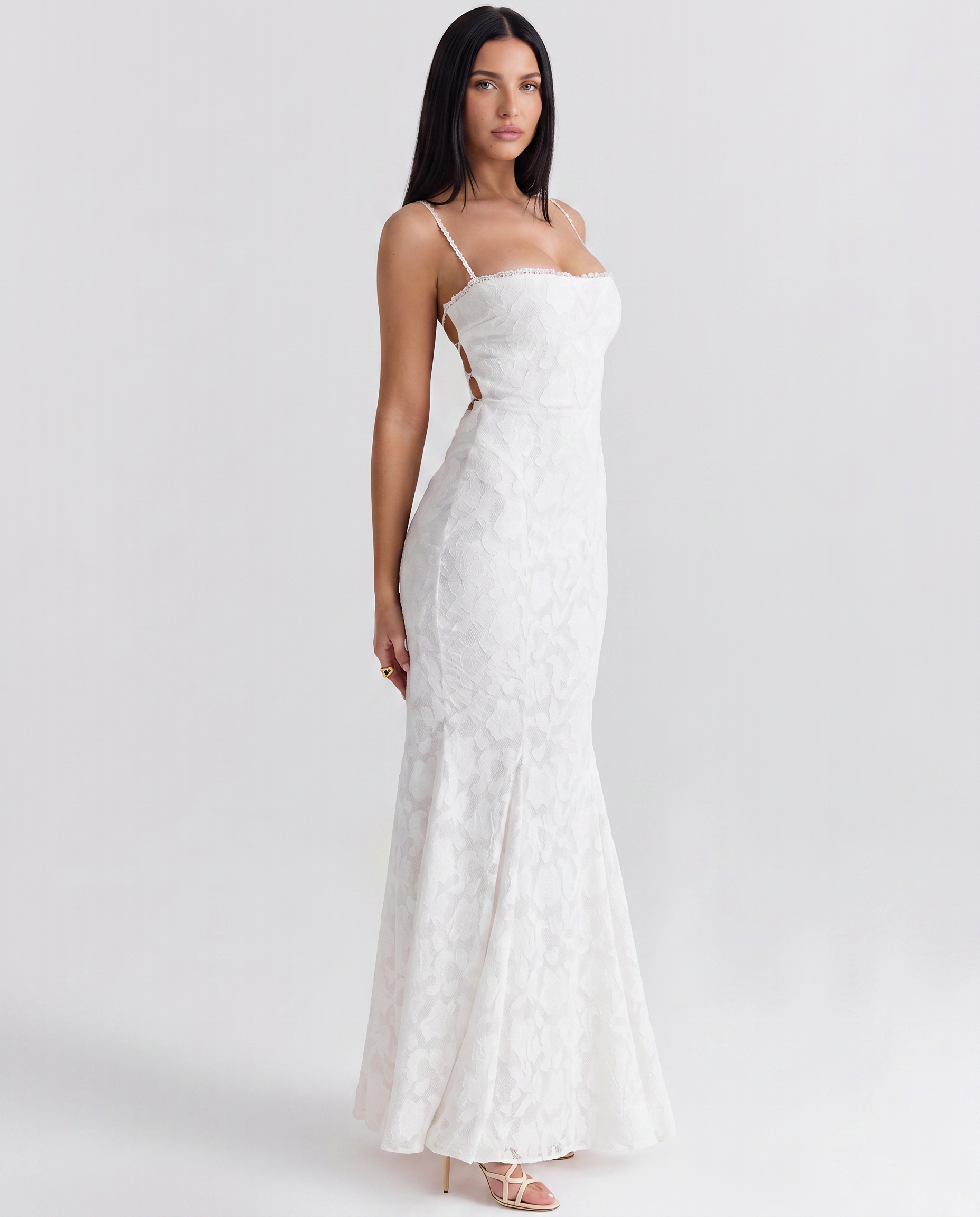 Krista | Maxi Dress with Lace-Up Back