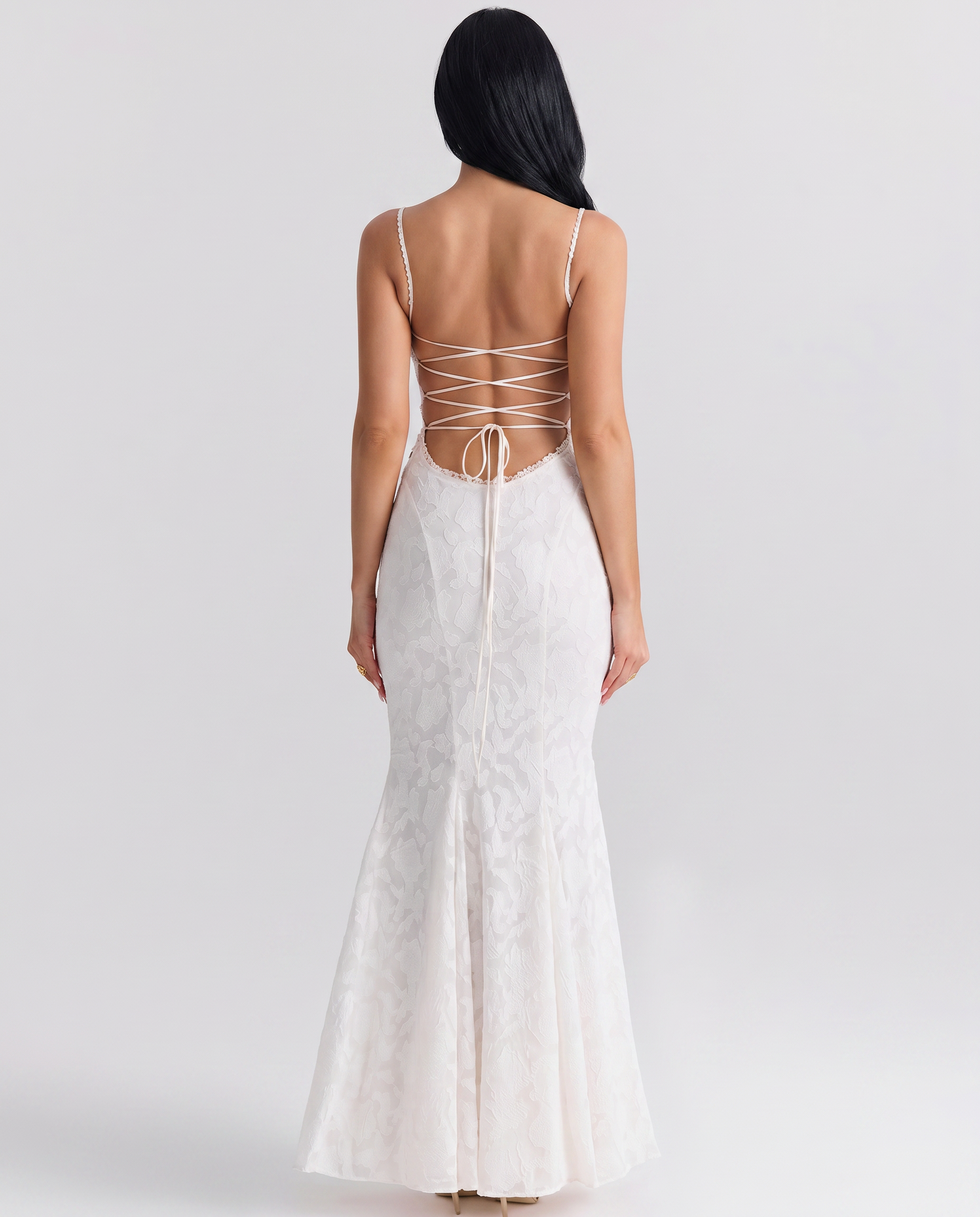 Krista | Maxi Dress with Lace-Up Back