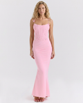 Sylvia | Mesh Butterfly Maxi Dress