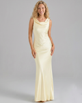 Bria | Maxi Dress with Cowl Neck and Open Back