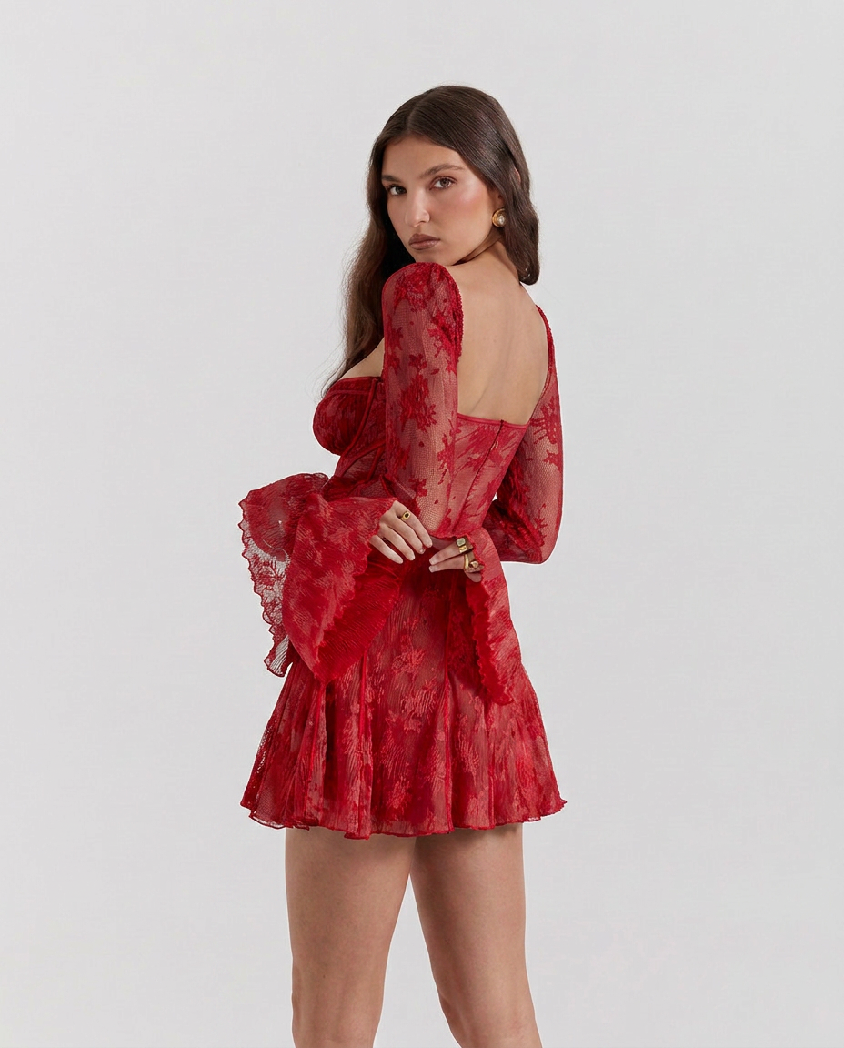Jillian | Print Corset Mini Dress