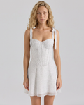 Glenda | Dot Print Mini Dress
