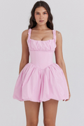 Megan | Cotton Tulle Mini Dress