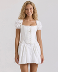 Hazel | Detachable Corset Mini Dress