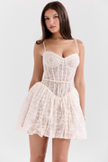 Debra | Lace Corset Mini Dress