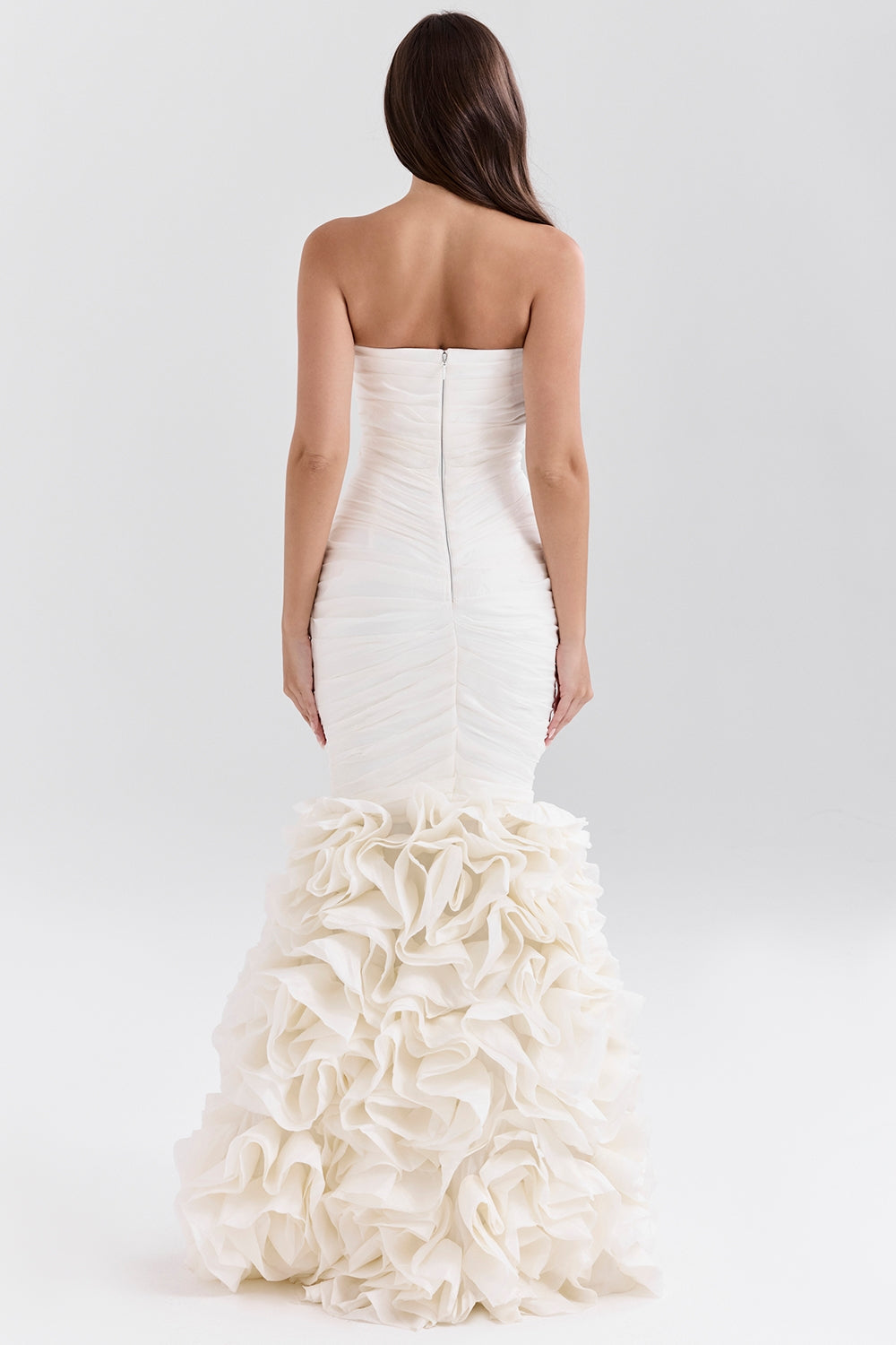 Faith | Strapless Bridal Gown with Ruffle Hem
