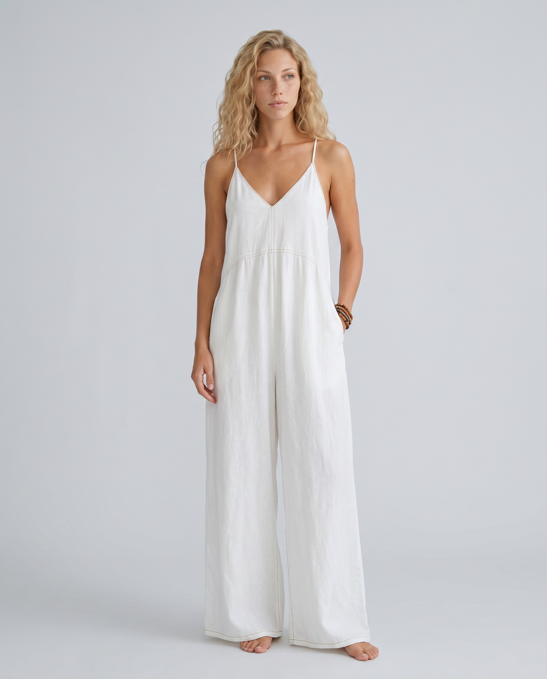Aileen | Sleeveless Loose Wide-Leg Jumpsuit