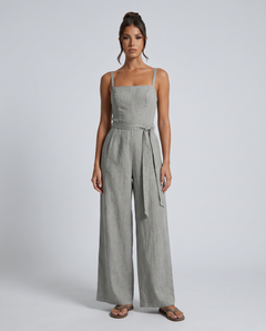 Traci | Wide-Leg Jumpsuit with Tie Waist