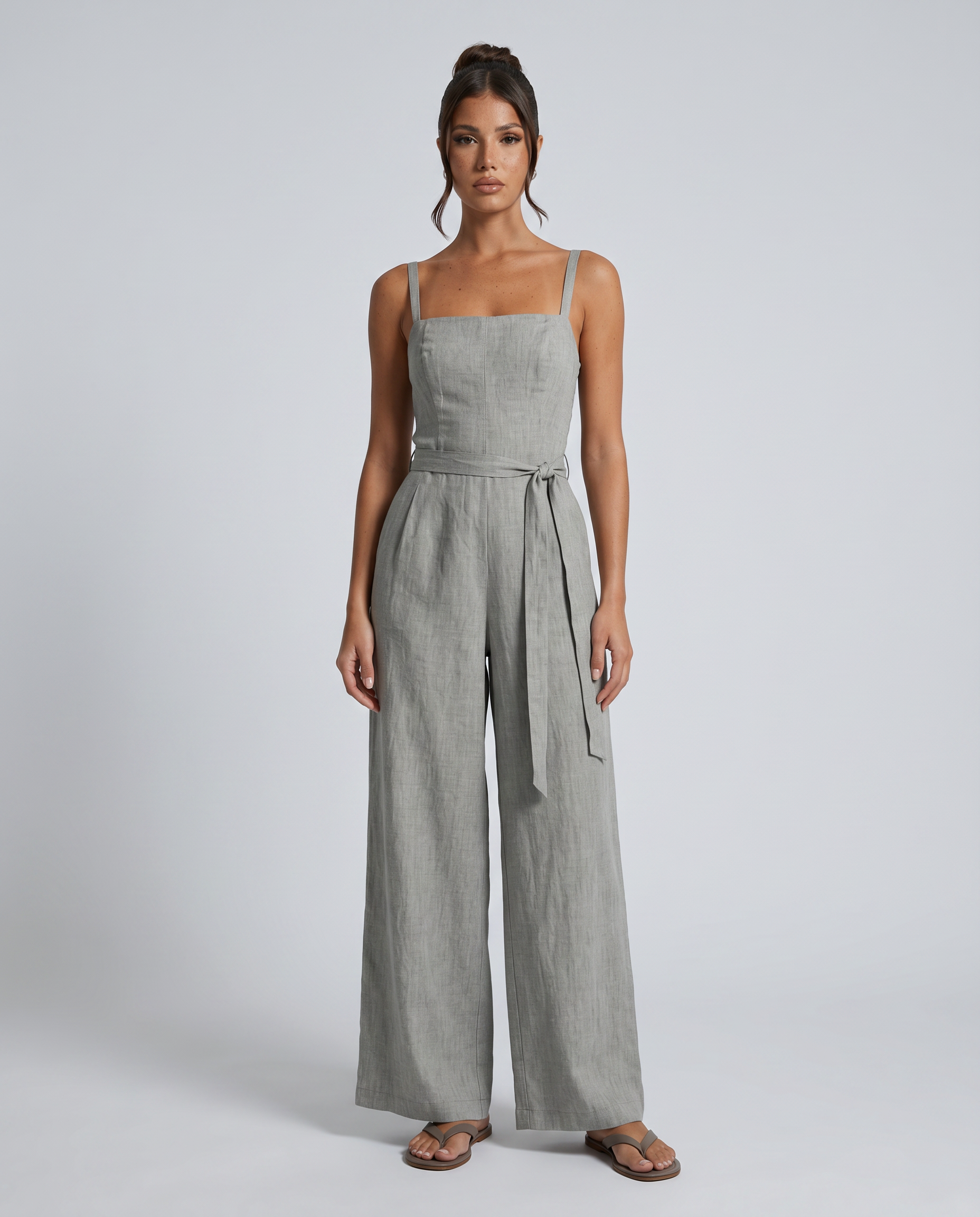 Traci | Wide-Leg Jumpsuit with Tie Waist