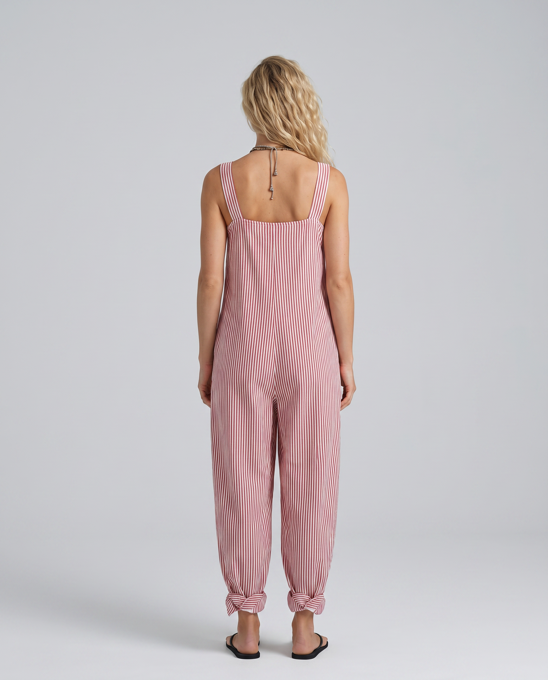 Marlowe | Striped Sleeveless Jumpsuit with Relaxed Fit