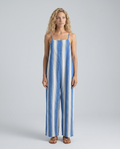 Kris | Striped Suspender Jumpsuit