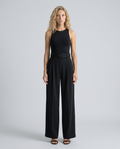 Letha | Draped Wide-Leg Trousers