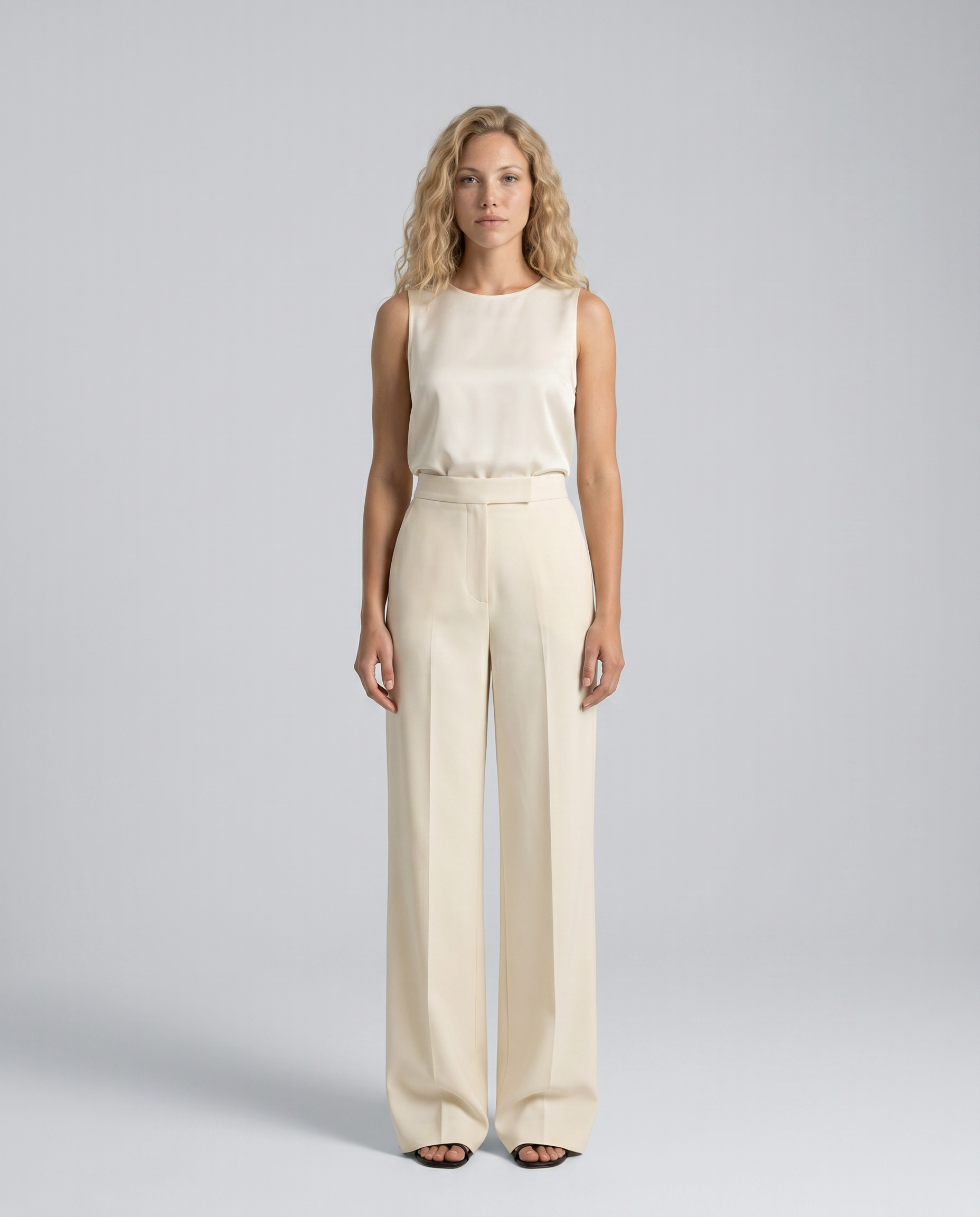 Traci | Wide Leg High-Waist Trousers