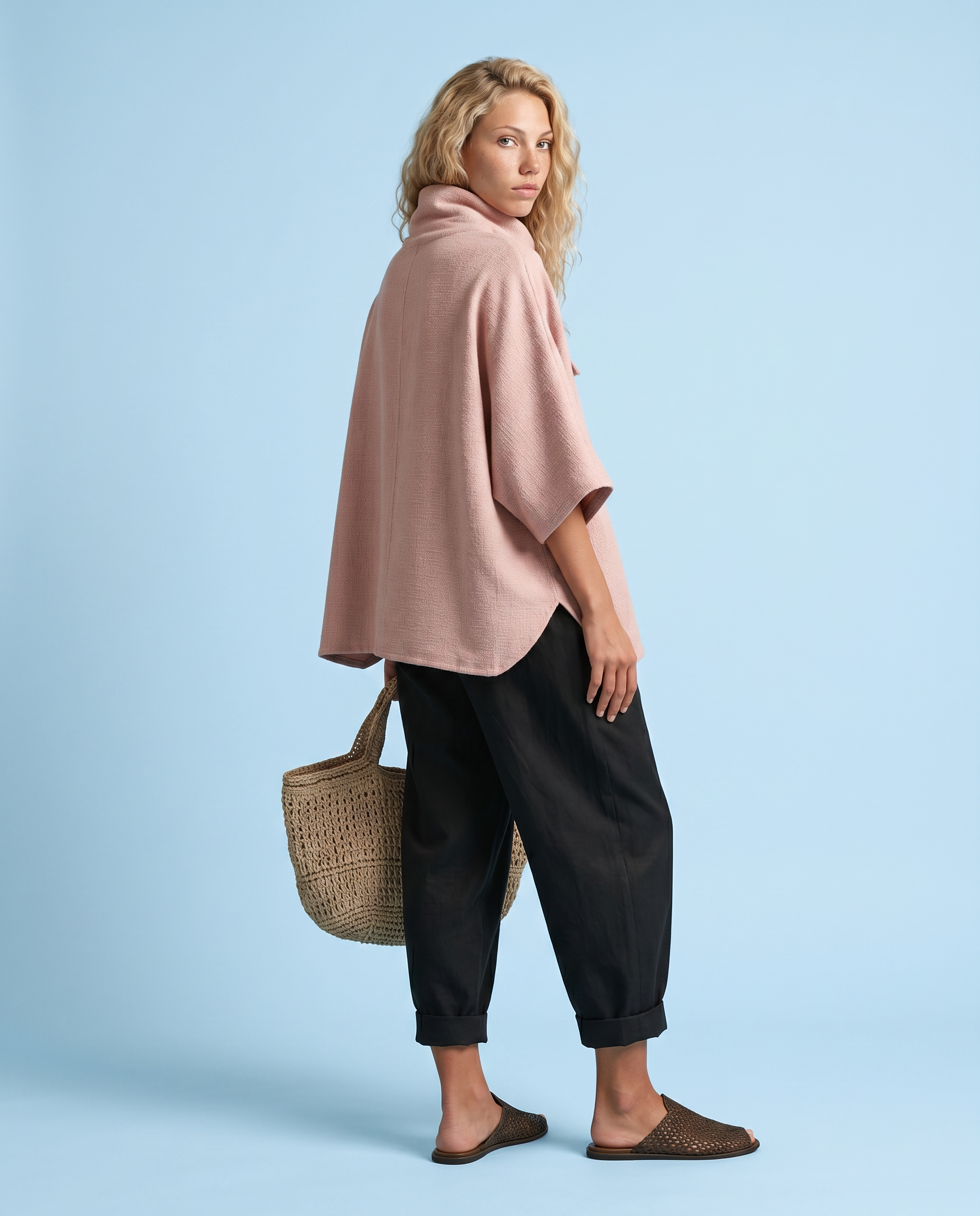 Camille | Relaxed Tapered Trousers with Side Pockets