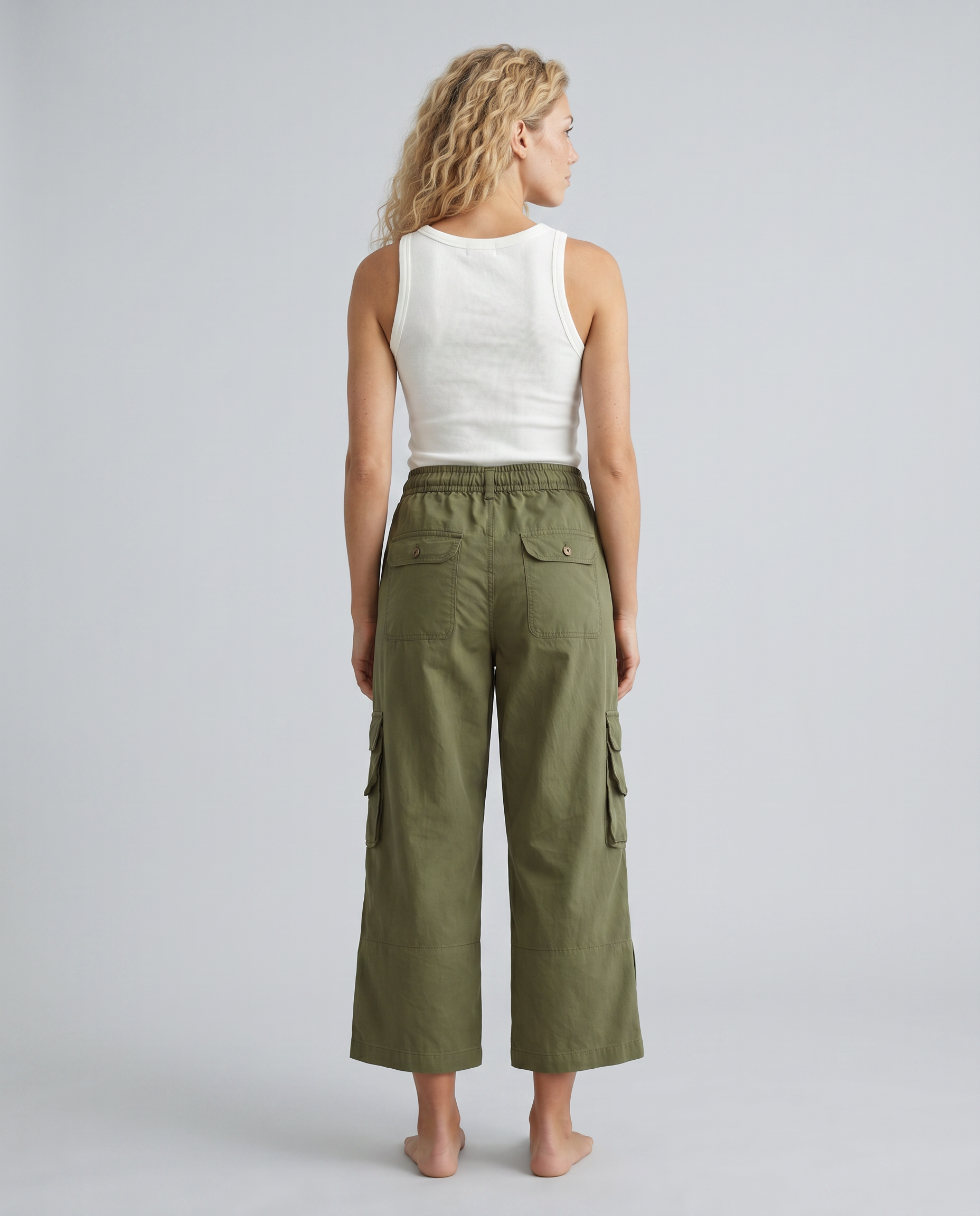 Tammi | Drawstring Cargo Pants with Multi Pockets