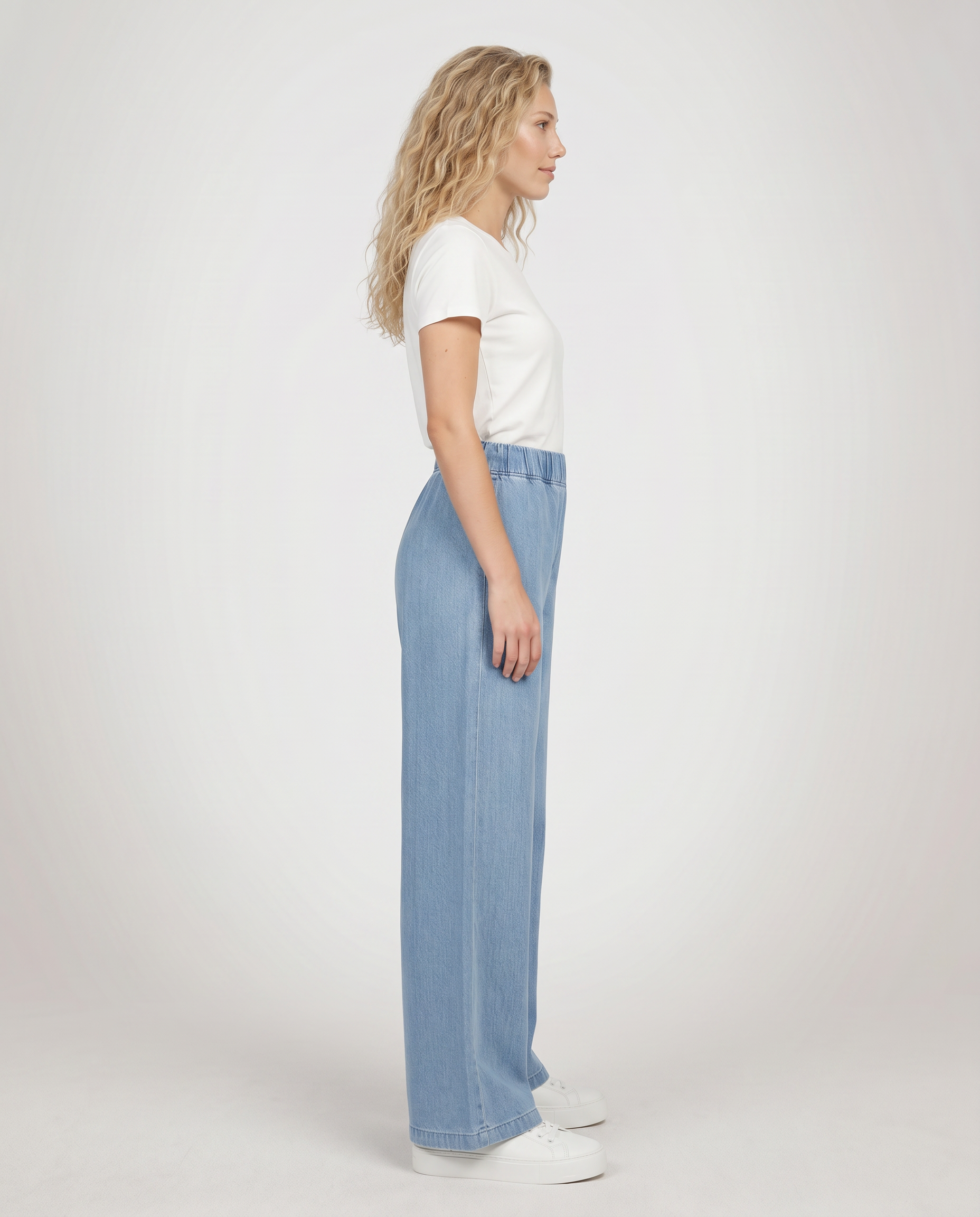 Dina | Wide-Leg Jeans with Elastic Waist