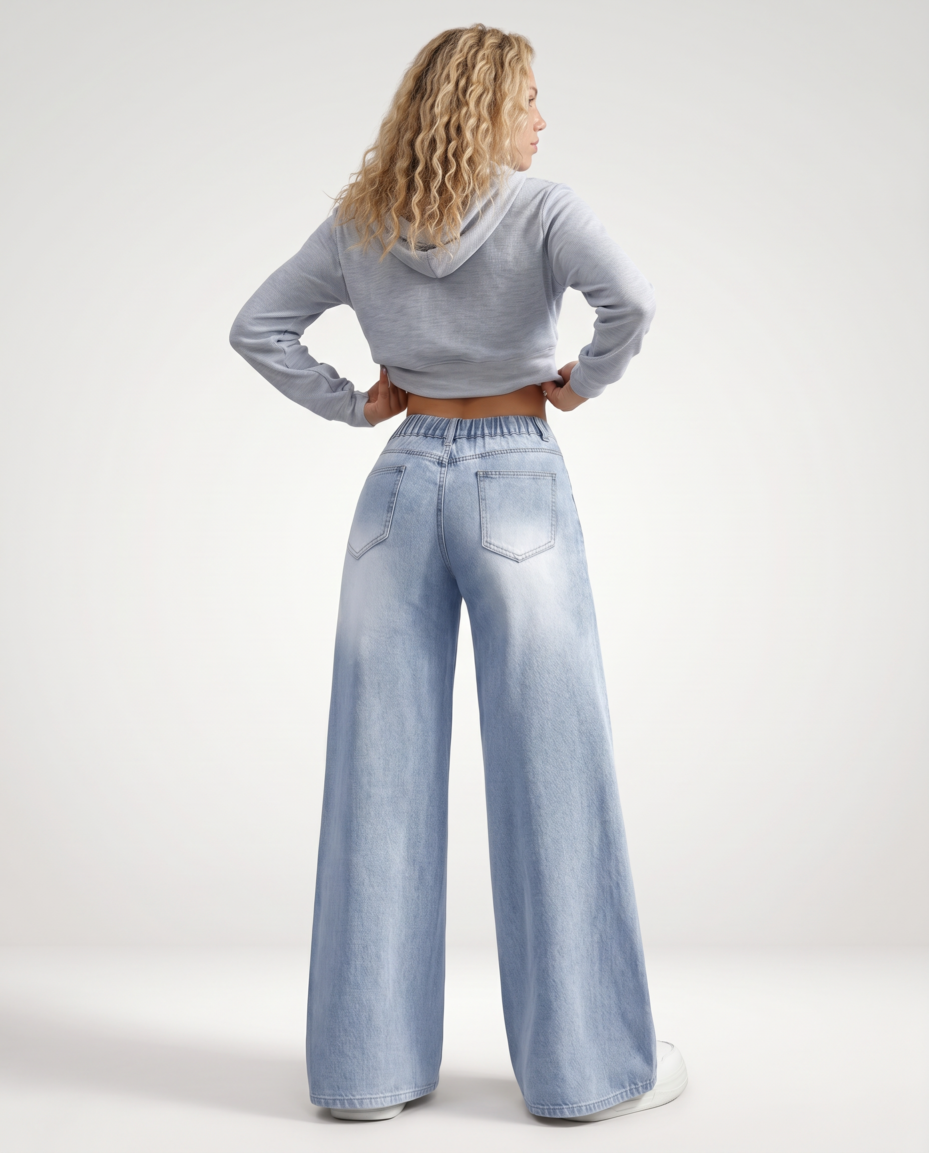 Nellie | Wide-Leg Jeans with Front Pockets