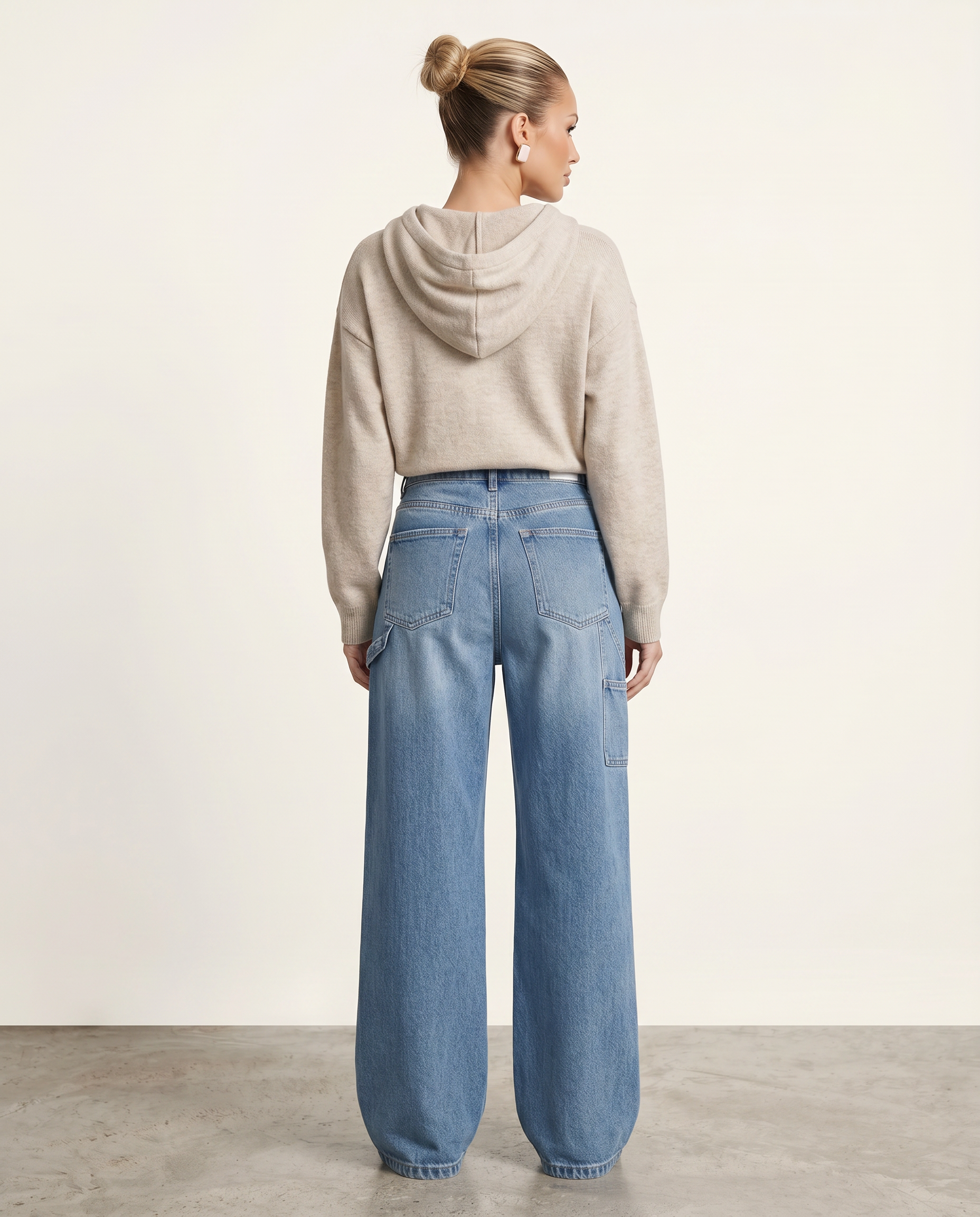Esther | Wide-Leg Jeans with Curved Front Pockets