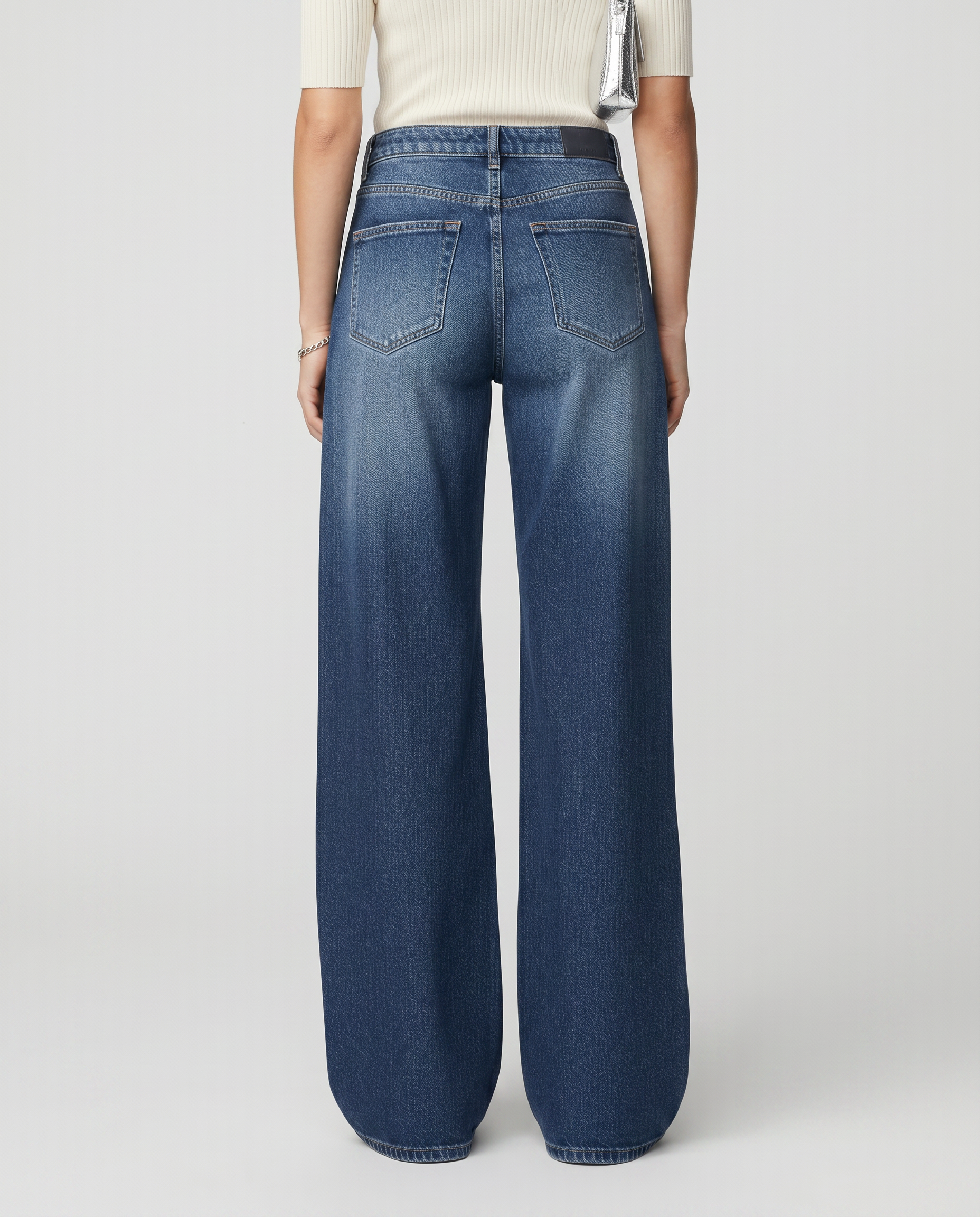 Jewell | Wide-Leg Jeans with Front Pockets