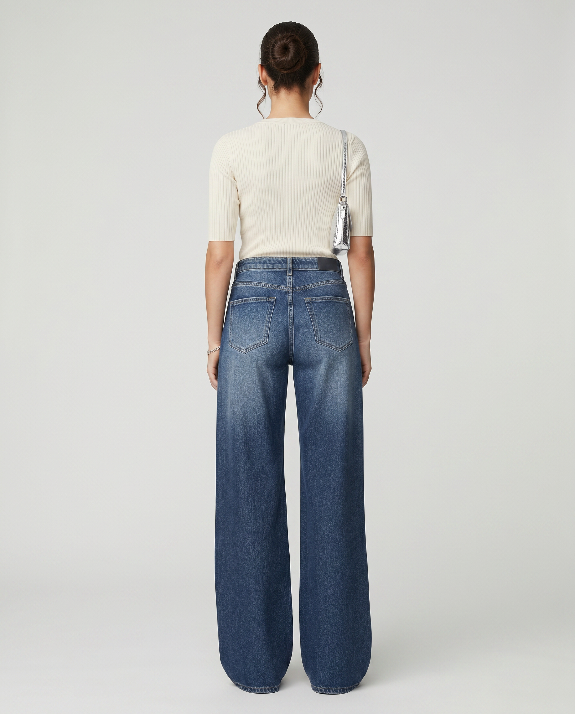 Jewell | Wide-Leg Jeans with Front Pockets