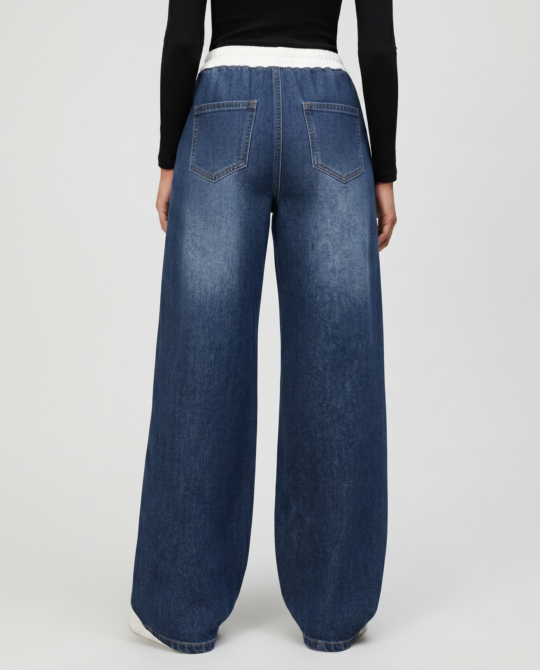 Rhea | Wide-Leg Jeans with Drawstring Waist