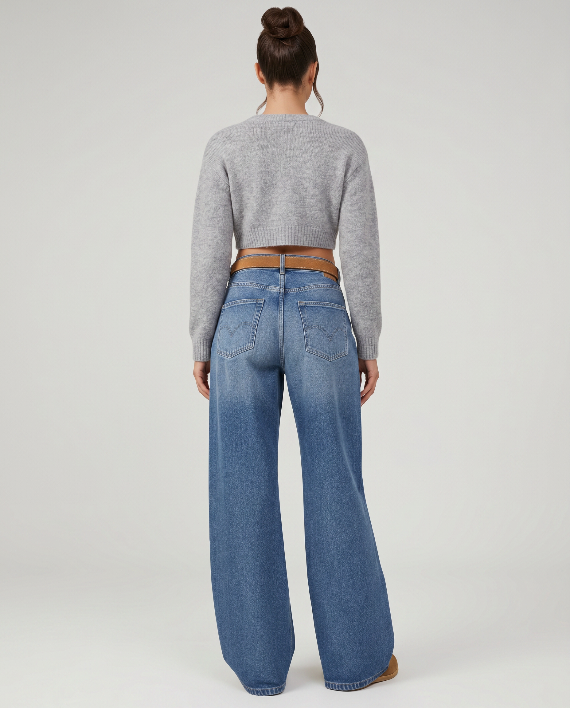 Janna | Wide-Leg Jeans with Front Fastening