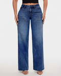 Alberta | Wide-Leg Jeans with Mid Waist