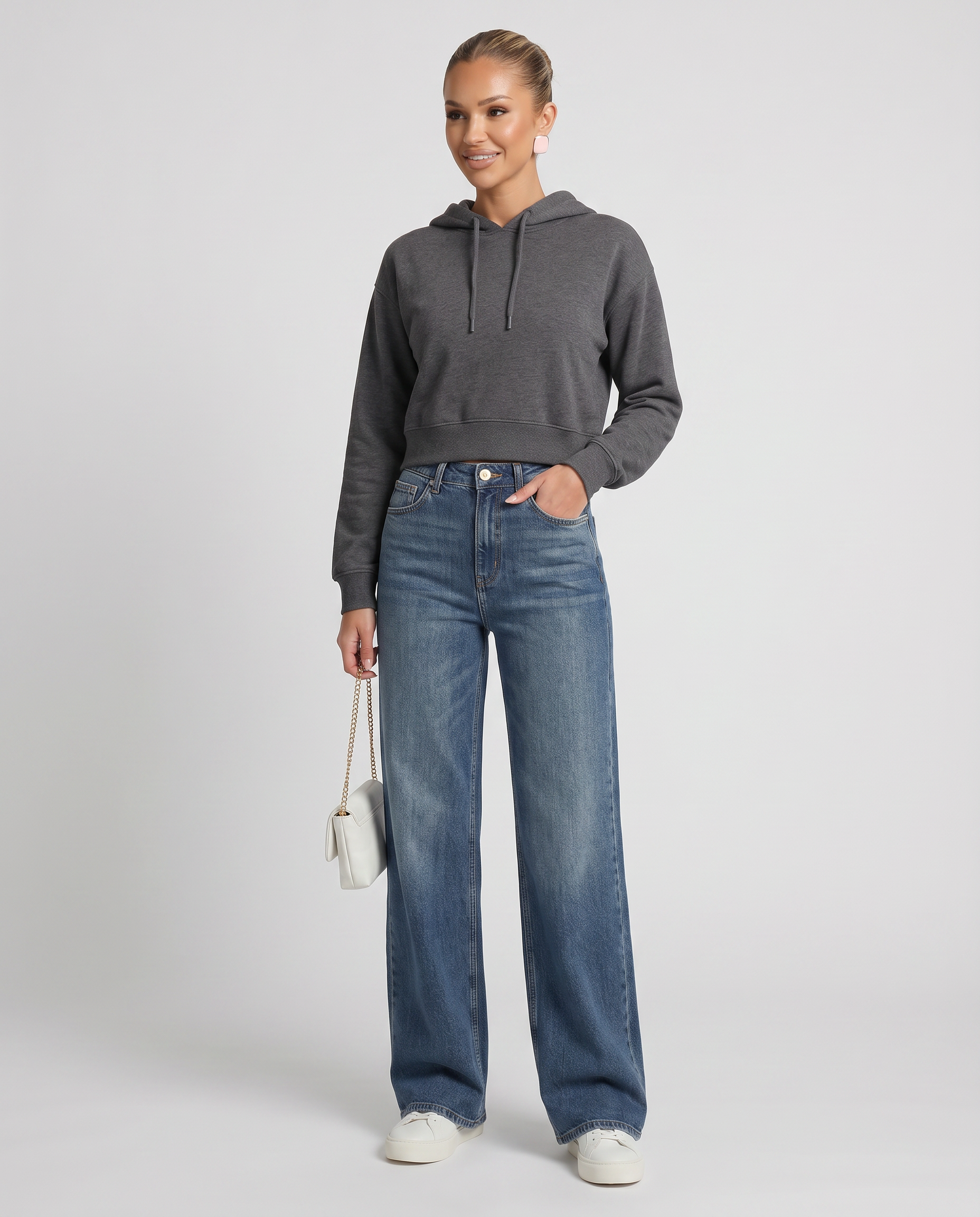 Amie | Wide-Leg Jeans with Fleece Lining