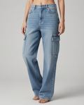 Lisa | Cargo Jeans with Flap Pockets