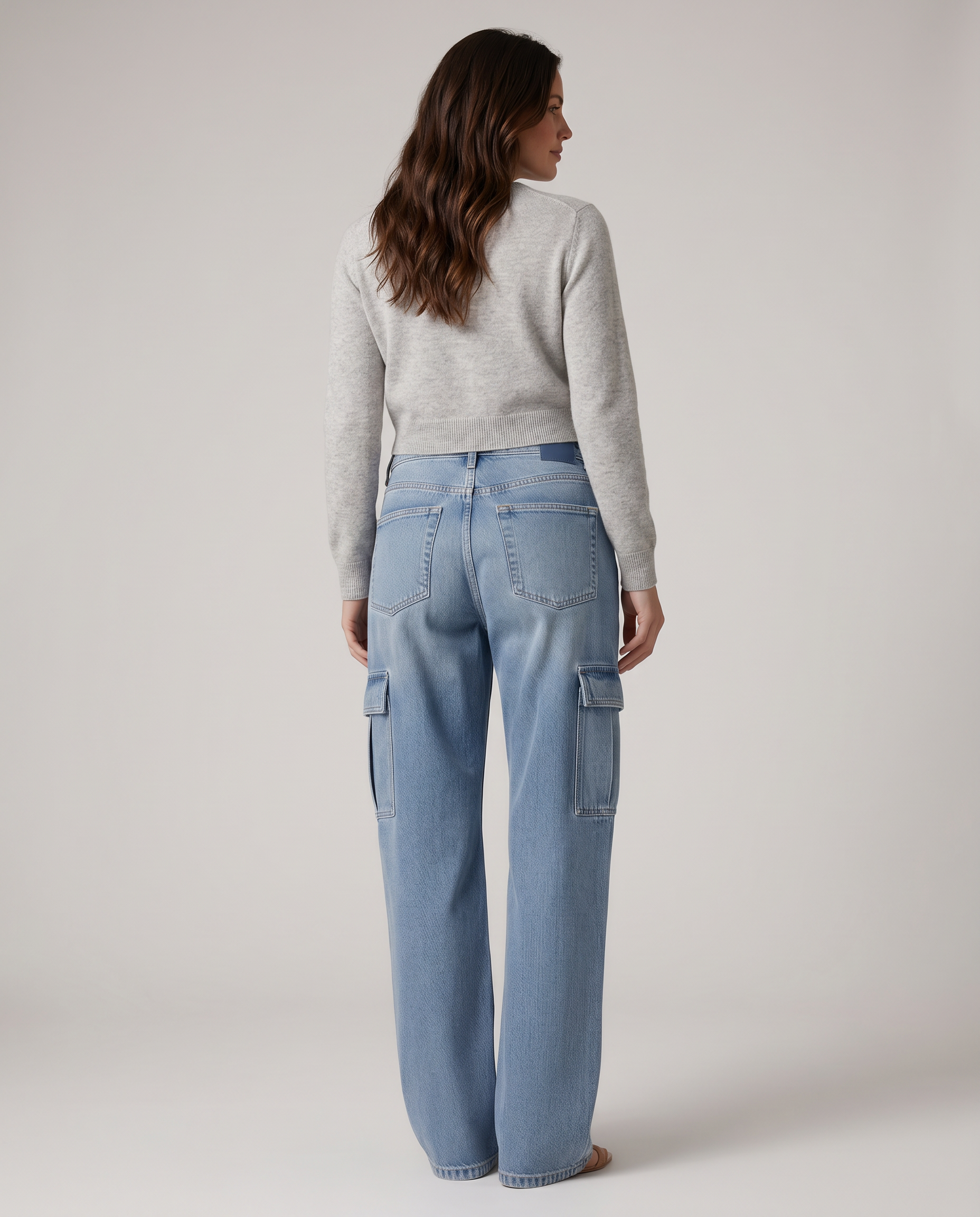 Lisa | Cargo Jeans with Flap Pockets