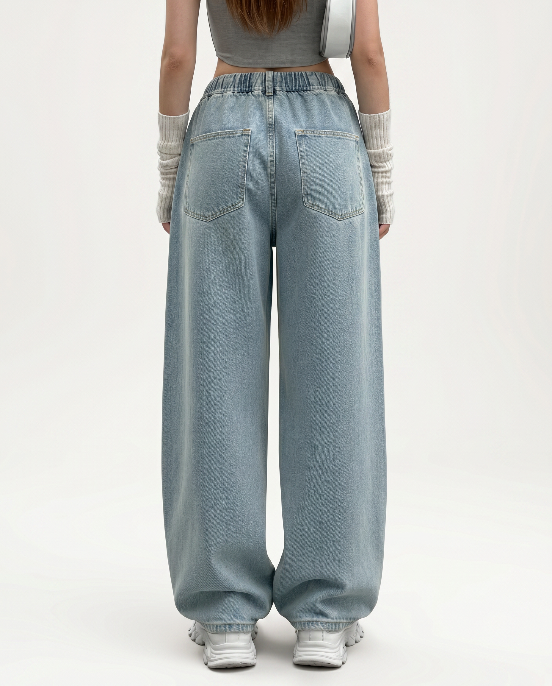 Margre | High-Waist Jeans with Drawstring Waist